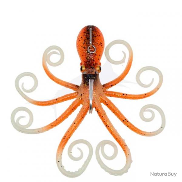 Savage Gear 3D Octopus UV Orange Glow 185g