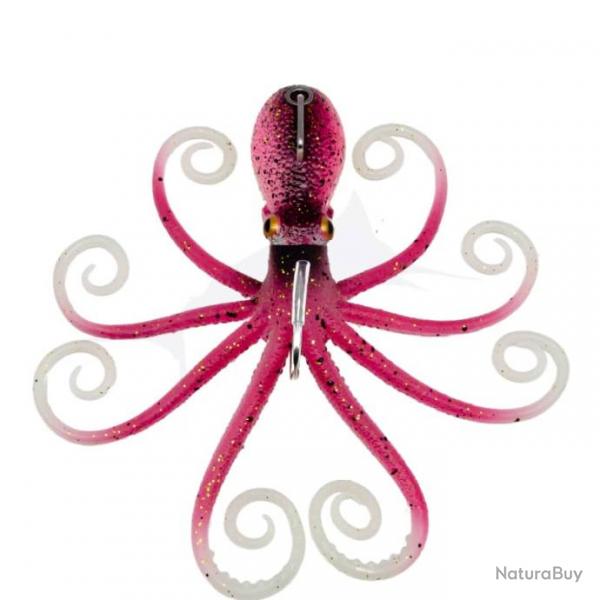 Savage Gear 3D Octopus UV Pink Glow 185g