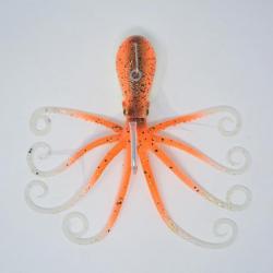 Savage Gear 3D Octopus 120g UV Orange Glow