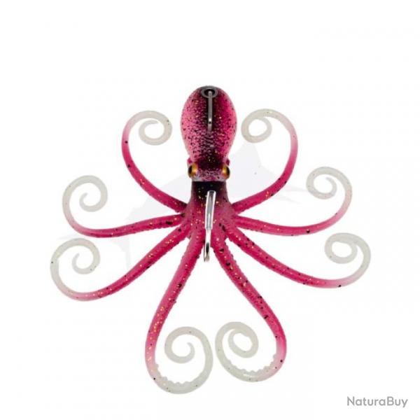 Savage Gear 3D Octopus 120g UV Pink Glow