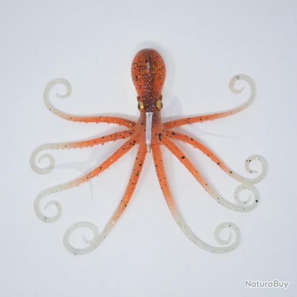 Savage Gear 3D Octopus 70g Brown Glow