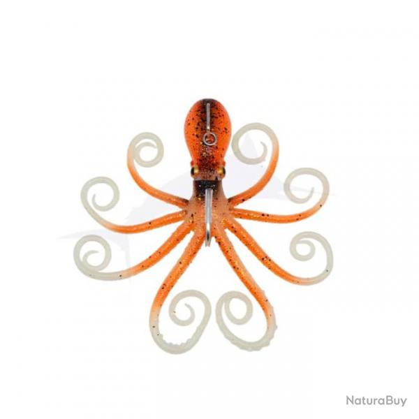 Savage Gear 3D Octopus 70g UV Orange Glow