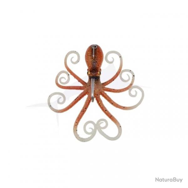 Savage Gear 3D Octopus 35g Brown Glow