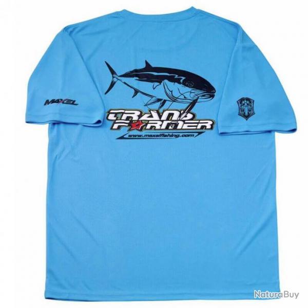 T Shirt Maxel Transformer Bleu