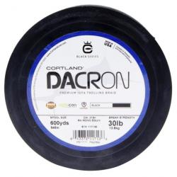 Dacron Cortland Premium IGFA Trolling Braid (600 Yds) Noir 30lb