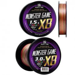 Hearty Rise Tresse Monster Game 300m et 600m Multicolore 9kg 300m
