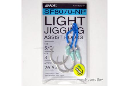 Hameçons Light Jigging Assist Hook Bkk Sf8070-Np, Assist Hook