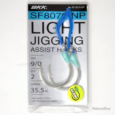 BKK Heavy Jigging Assist Hooks (SF8090-HG) 10/0 Court - Hameçons