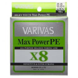 Varivas Max Power PE X8 Lime Green 150m 16,7lb