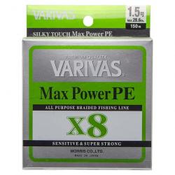 Varivas Max Power PE X8 Lime Green 150m 28,6lb