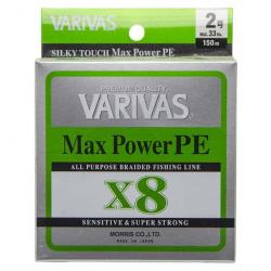 Varivas Max Power PE X8 Lime Green 33lb 150m
