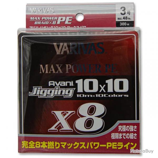 Varivas Avani Jigging 10x10 Max Power 300m 48lb