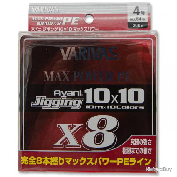 Varivas Avani Jigging 10x10 Max Power 300m 64lb