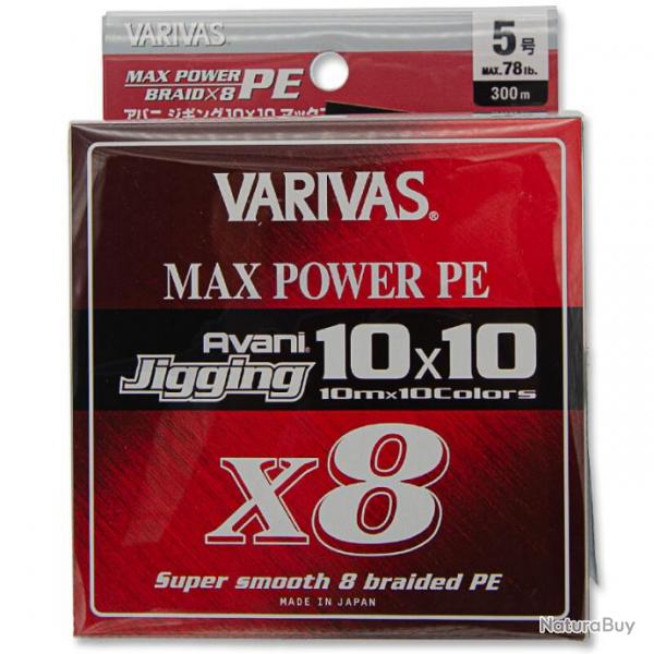 Varivas Avani Jigging 10x10 Max Power 300m 78lb