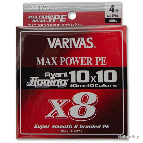 Varivas Avani Jigging 10x10 Max Power 64lb 400m