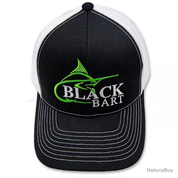 Casquette Black Bart Logo Marlin Noir / Blanc