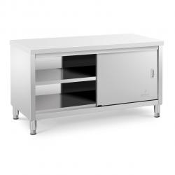 Meuble bas inox cuisine professionnel 150 x 70 x 85 cm capacité de 600 kg 14_0002481