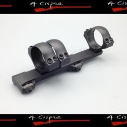 Montage LUSZCZEK Fixe à 3 Colliers EXTRA-BAS pour armes Blaser R93, R8, B97, BBF97, D99, K95