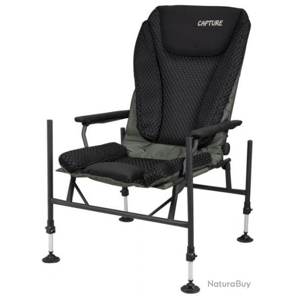 Capture Outdoor, Pro Feeder Chair "Airflow Black X-45 Pro", Pche au Feeder, confortable, ...