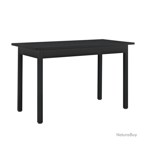 Table de salle  manger table  manger table de cuisine bureau MDF placage acier 120 x 60 x 75 cm n