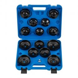 Coffret cloches filtre à huile universelle force de serrage : 115 Nm 16 pièces 14_0001082