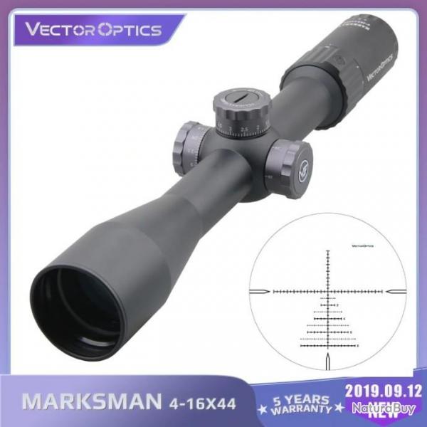 Vector Optics Marksman 4-16x44 FFP- ENCHERES SANS AUCUN PRIX DE RESERVE !!