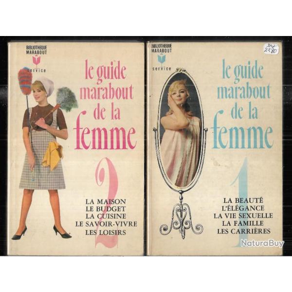 le guide marabout de la femme en 2 volumes Marabout service540 et 541