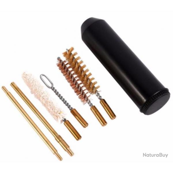 Kit de nettoyage format de poche cal. .357 / 9 mm - Baguette 2 pcs