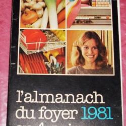 l'almanach au foyer 1981 en 4 saisons