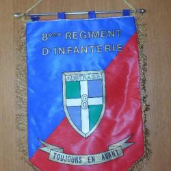 Fanion 8° RI - 8° Régiment d'Infanterie