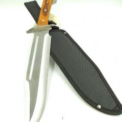 Couteau de chasse Bowie Manche Pakkawood