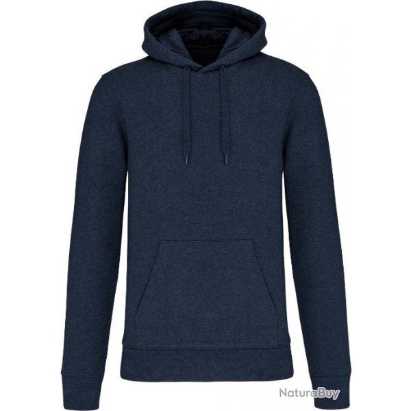 Sweat-shirt coresponsable  capuche homme-Kariban Blue HeatherNavyFrench K402707