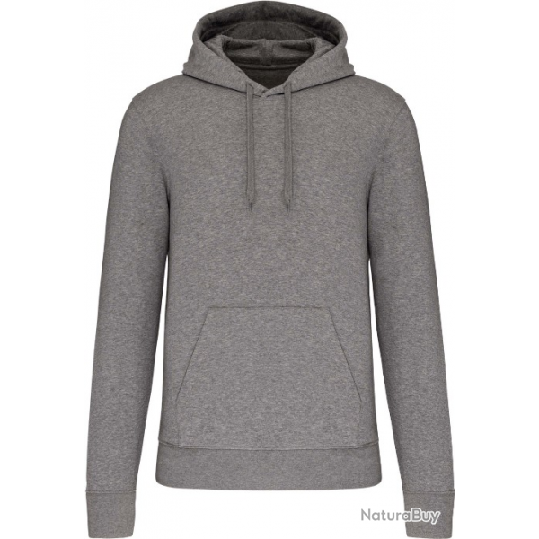 Sweat-shirt coresponsable  capuche homme-Kariban Grey  Heather  K402707