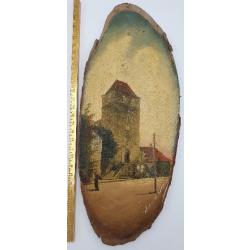 Peinture sur bois (Pays basque) N°2.