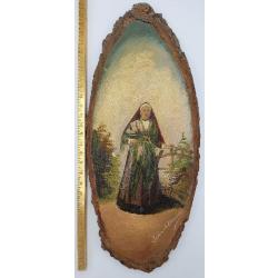Peinture sur bois (Pays basque) N°3.
