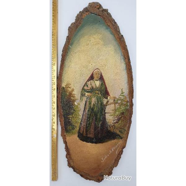 Peinture sur bois (Pays basque) N3.