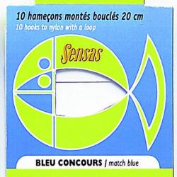 HameÇons montes bleu concours Sensas 20 / D 0.10mm