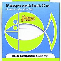 HameÇons montes bleu concours Sensas 20 / D 0.10mm