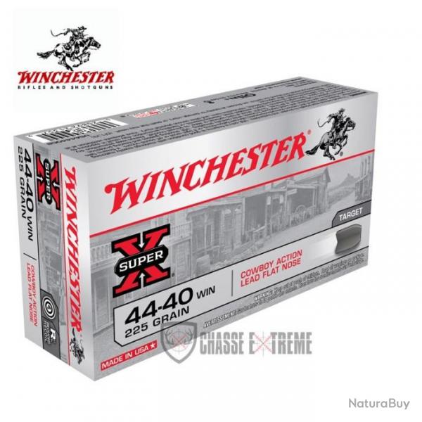 50 Munitions WINCHESTER cal 44-40Win 225gr LEAD
