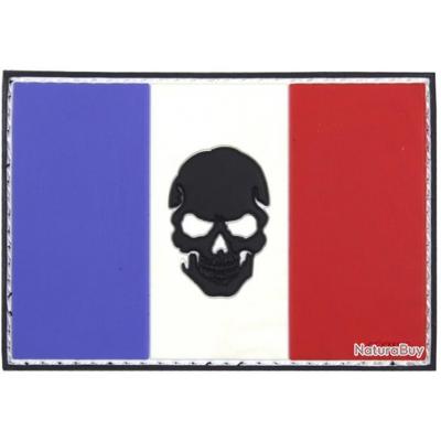 Patch drapeau Français Tireur D'élite PVC 3D avec velcro