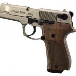 Pistolet alarme Walther P88 compact cal.9mm pak nickelé/bois