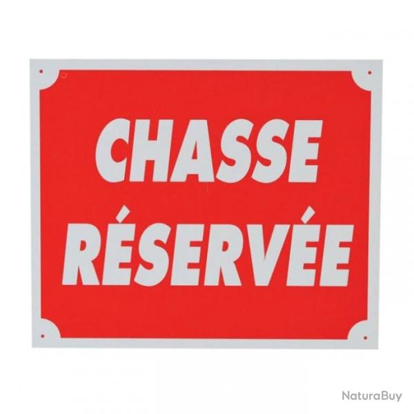 Panneau de signalisation Januel Chasse rserve - Alu