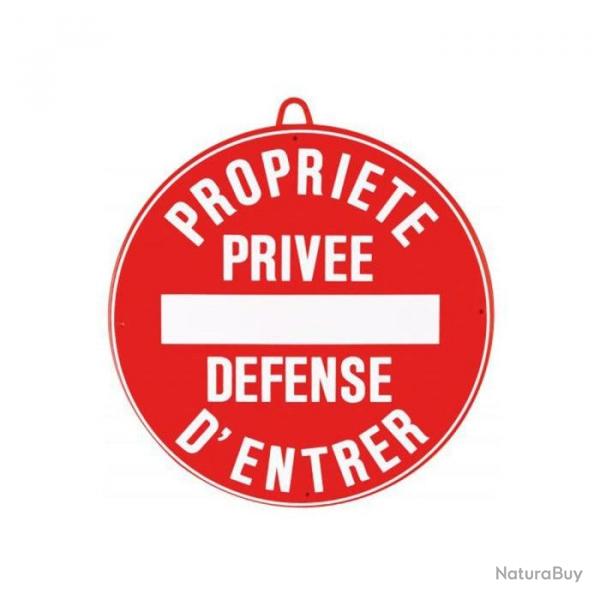 Panneau de signalisation Januel Proprit priv dfense d'entrer - Dia