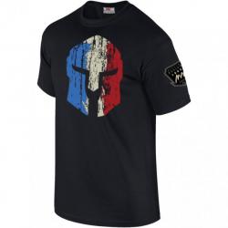 Tee-shirt Spartan tricolore black