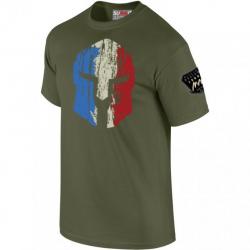 Tee-shirt Spartan tricolore Kaki