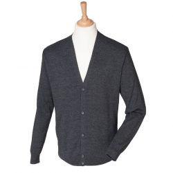 Cardigan Col V Homme 5 boutons GRIS HY722