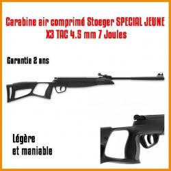Carabine air comprimé Stoeger SPECIAL JEUNE X3 TAC 4.5 mm 7 jOULES