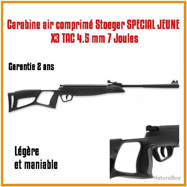 Carabine air comprim Stoeger SPECIAL JEUNE X3 TAC 4.5 mm 7 jOULES