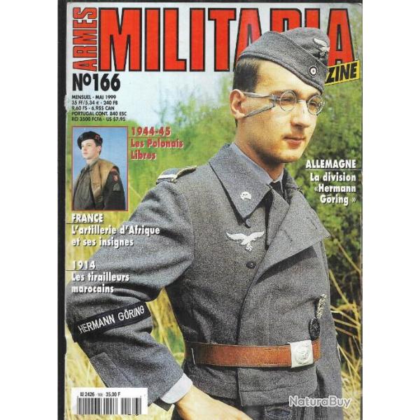 Militaria magazine 166 division hermann goring, 1944-45 polonais libres, tirailleurs marocains