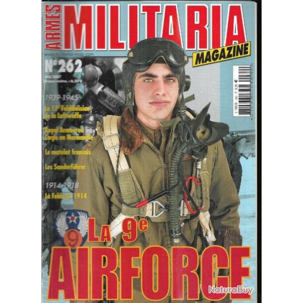 Militaria magazine 262 puis diteur , matelot franais, 9e air force, sonderfuhrer, luftwaffe,